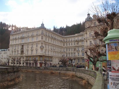 Karlovy Vary 的小鎮風情