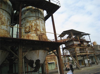 破舊的糖廠設施