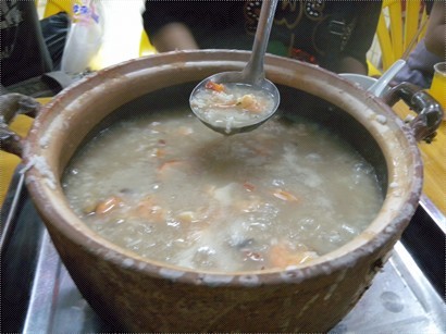 黃鱔蝦粥