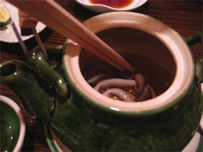 Inside the soup teapot