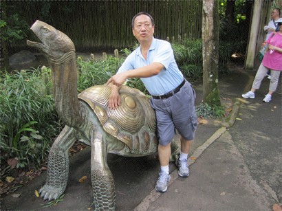 giant tortoise & uncle