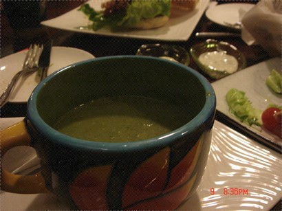 菠菜tuna soup. Interesting and taste not bad