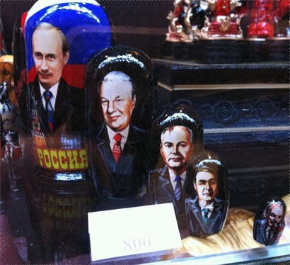 俄羅斯歷代總統的套娃