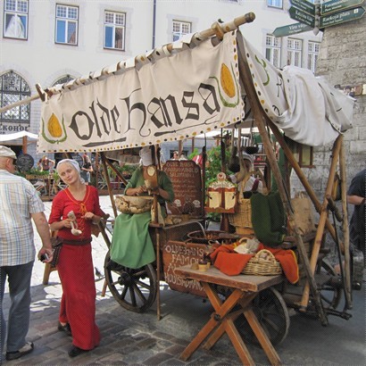 中世紀的炒花生店