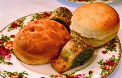 Scones and Preserve of Traditional Afternoon Tea