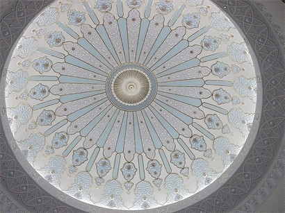 伊斯蘭美術館內漂亮的天花拱頂