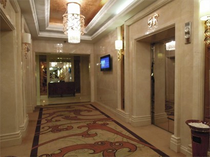 餐廳樓層走廊，一睇就知係五星級酒店！
