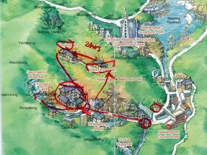 內藏山地圖