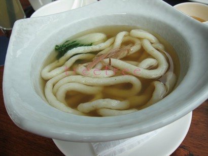 Scallop Noodle in Superior Stock