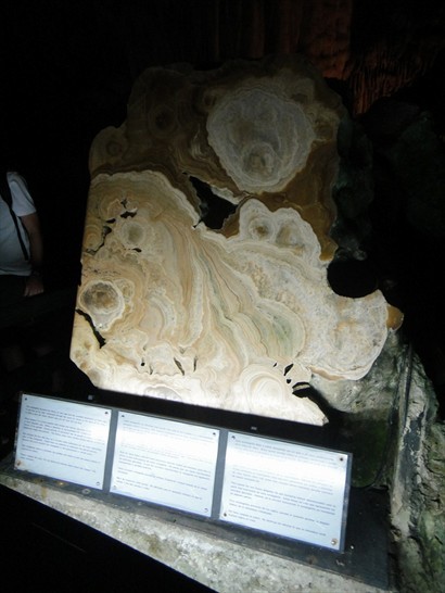 St. Michael's Cave石雕：貌似樹木年輪o既橫切面
