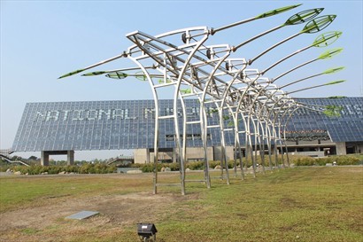 The solar panel of the Tainan museum