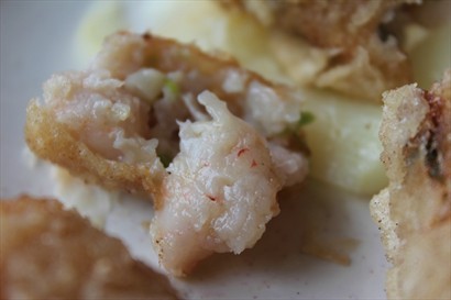 Shrimp roll inside