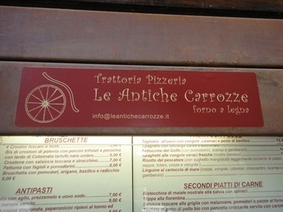 Le Antiche Carrozze: Trattoria Pizzeria