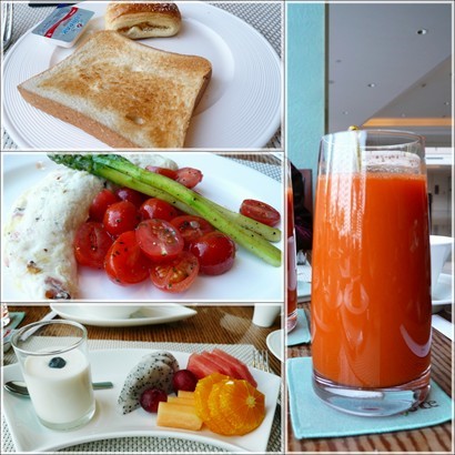 閒日是份上的早餐，這是健康營養餐，其餘有中式、美式和歐式