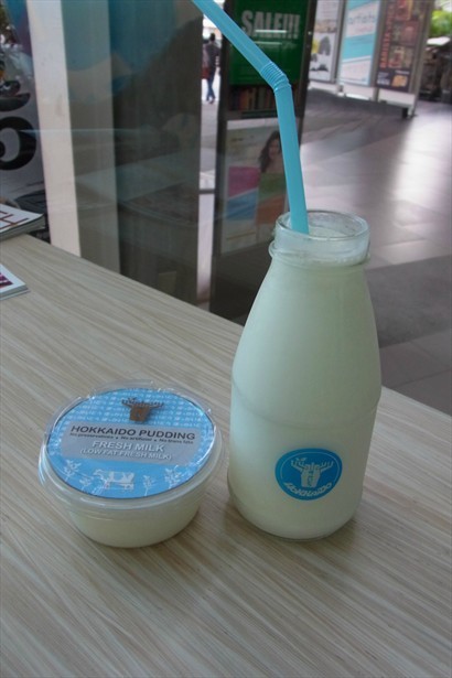 牛奶味濃的北海道牛奶同牛奶布丁