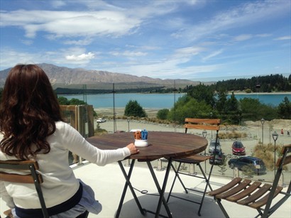 The view facing Lake Tekapo