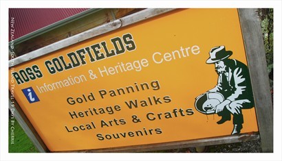 Ross Goldfields, 供遊客了解淘金歷史小型博物館,遊客可一嘗淘金滋味!