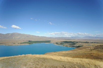 Lake Tekapo一帶盡收眼底