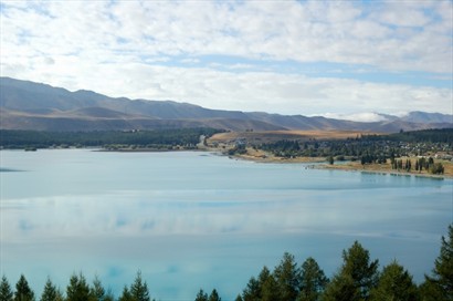 又見到蔚藍的Lake Tekapo