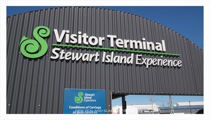 Bluff 港灣乘坐 Stewart Island Ferry Express !