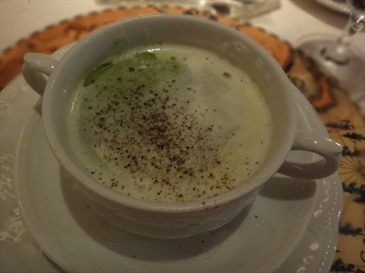 Cauliflower & Arugula Soup