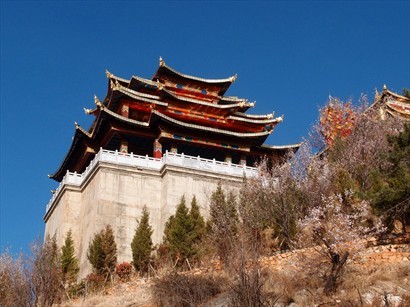 公園內興建了藏傳佛教的大殿