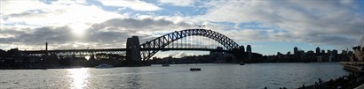 另一邊的 Sydney Harbour Bridge