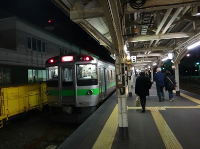 JR小樽車站月台