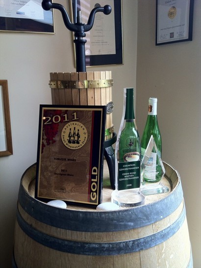 2011年憑2011 Sauvignon Blanc取得Australian Small Winemakers Show獎狀