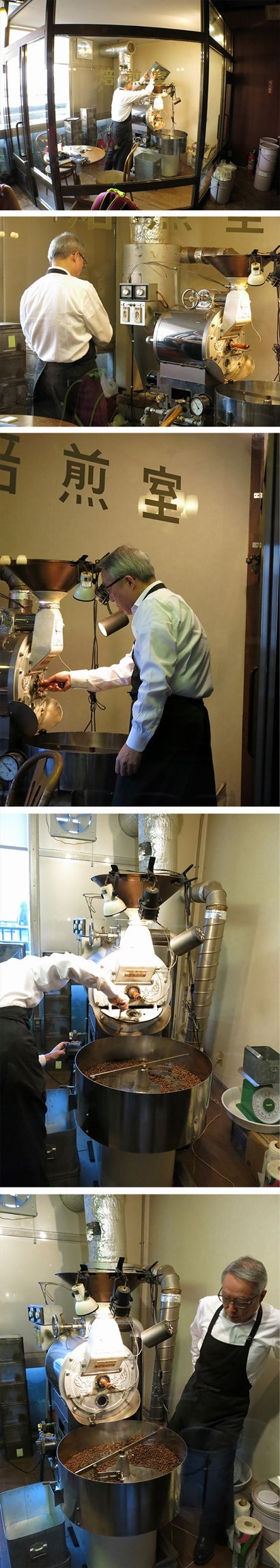 本來已經賣光了藍山咖啡，老闆竟然為我們烘焙，免費送贈兩杯藍山咖啡！