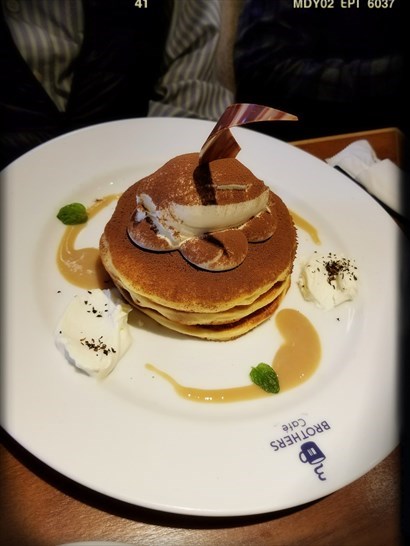 Tiramisu Pancake (980円)