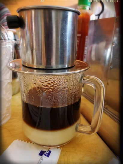 Caphe Sua Da - Espresso Milk Iced Coffee (USD 5)