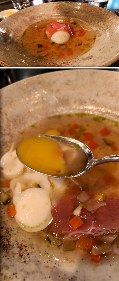 套餐亦有兩款湯，一款是湯味濃的清湯。