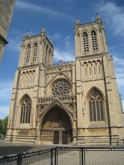 The Bristol Cathedral.