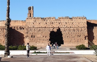 昔日的皇宮, 今日變成了馬拉喀什的著名景點