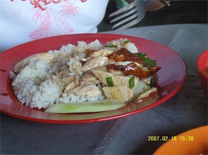 Chicken Rice (RM 3) +  鴨湯