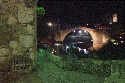 Picture 7: Mostar Bridge at Night